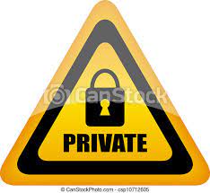 private sign